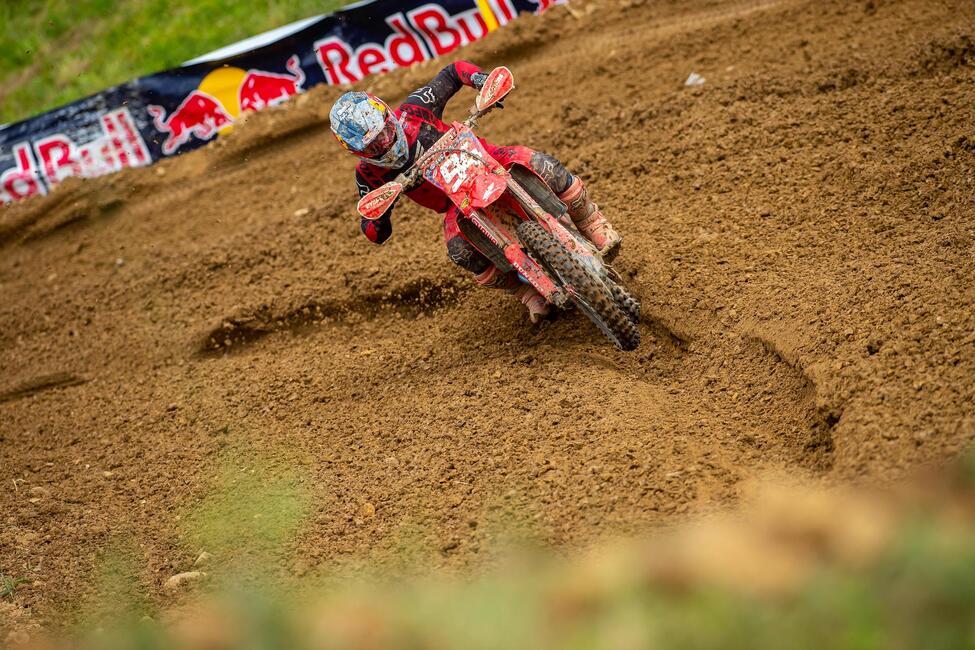 Entering point leader Ken Roczen missed out on the podium for the first time this season.Photo: Align Media
