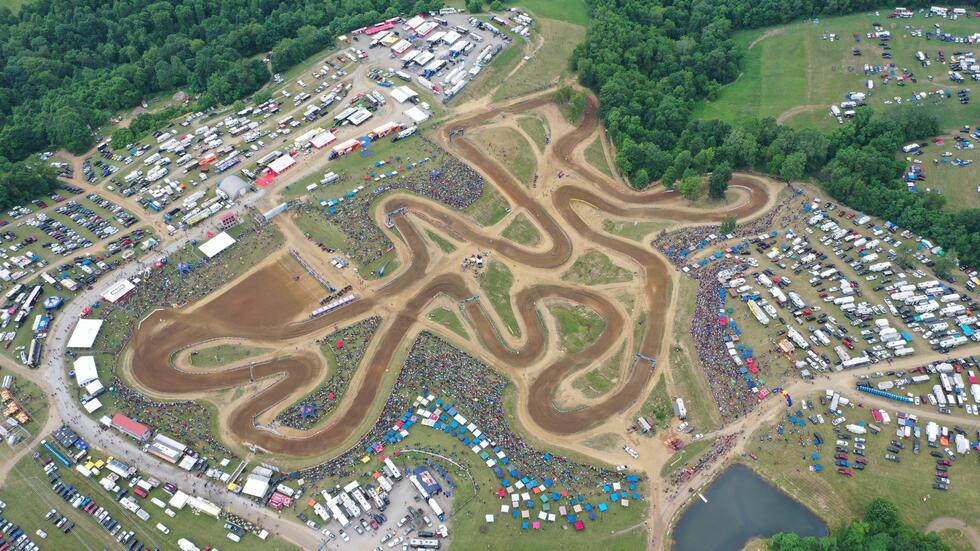 Kick off the year right on April 16th with the Wake-Up! High Point Ride Day. Photo: Pro MX Drone Footage